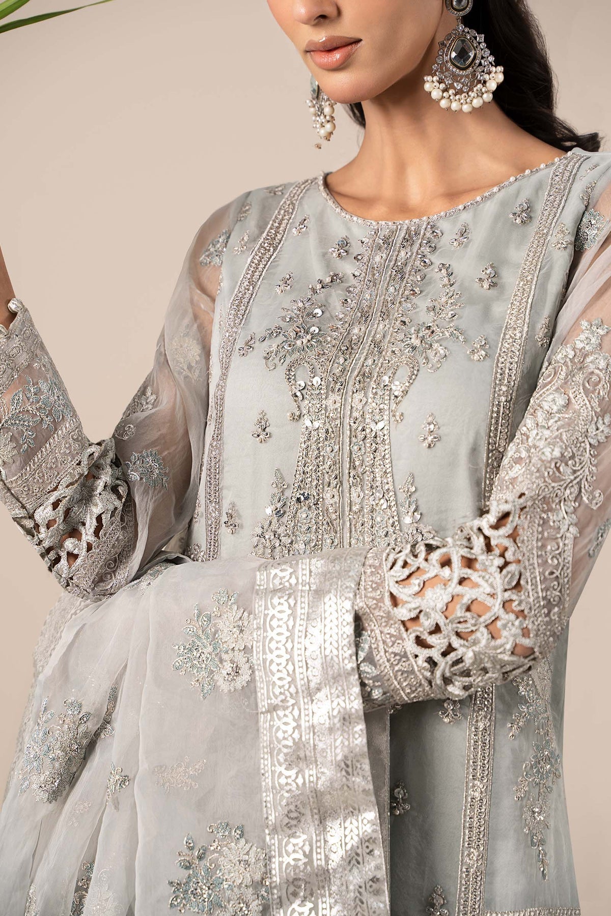 Maria B | Formal Wears | SF-EF25-24 by Maria B - Designer Dress - Type: Ladies Clothes - Available at Libayah - 100% Original