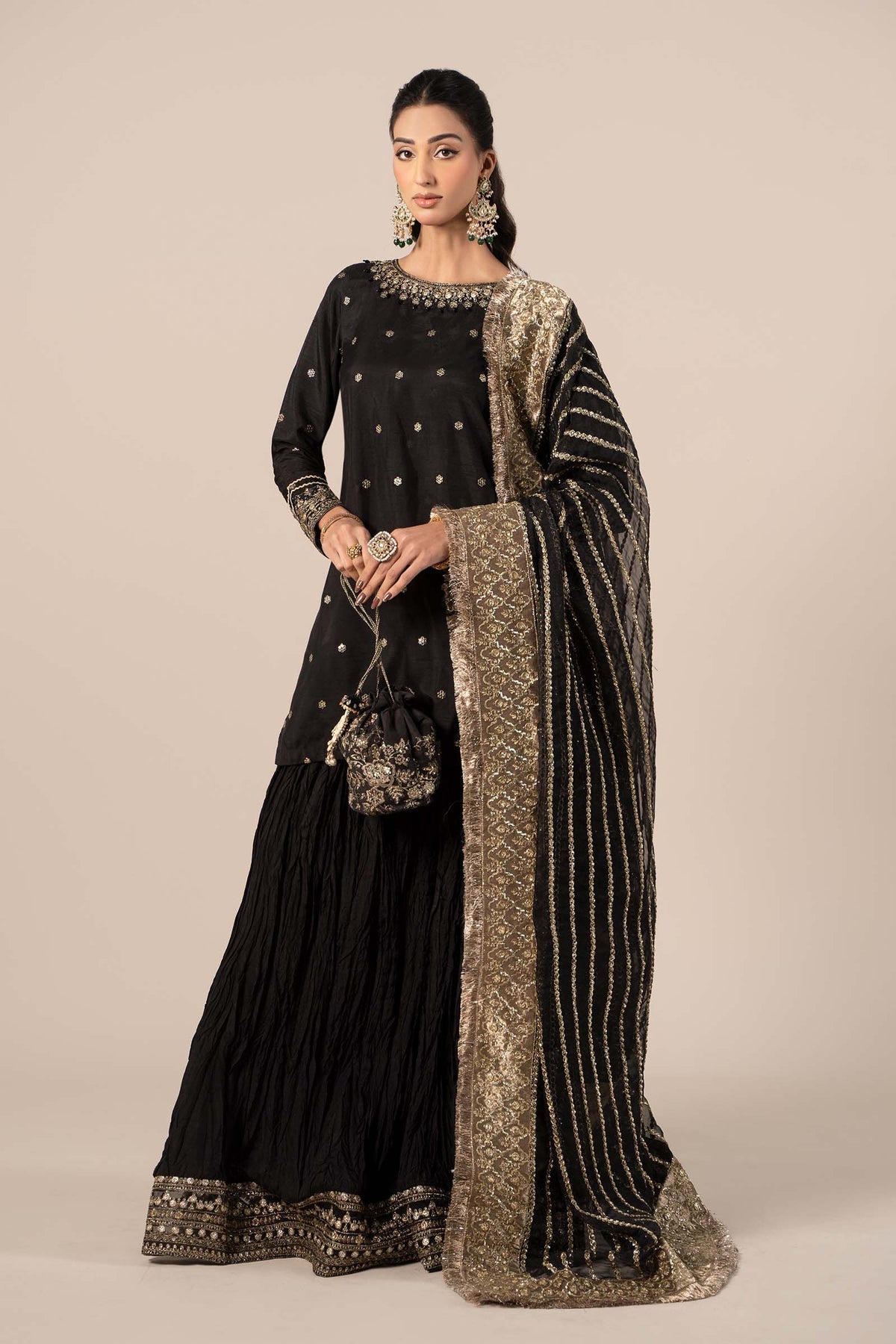 Maria B | Formal Wears | SF-EF25-25 by Maria B - Designer Dress - Type: Ladies Clothes - Available at Libayah - 100% Original
