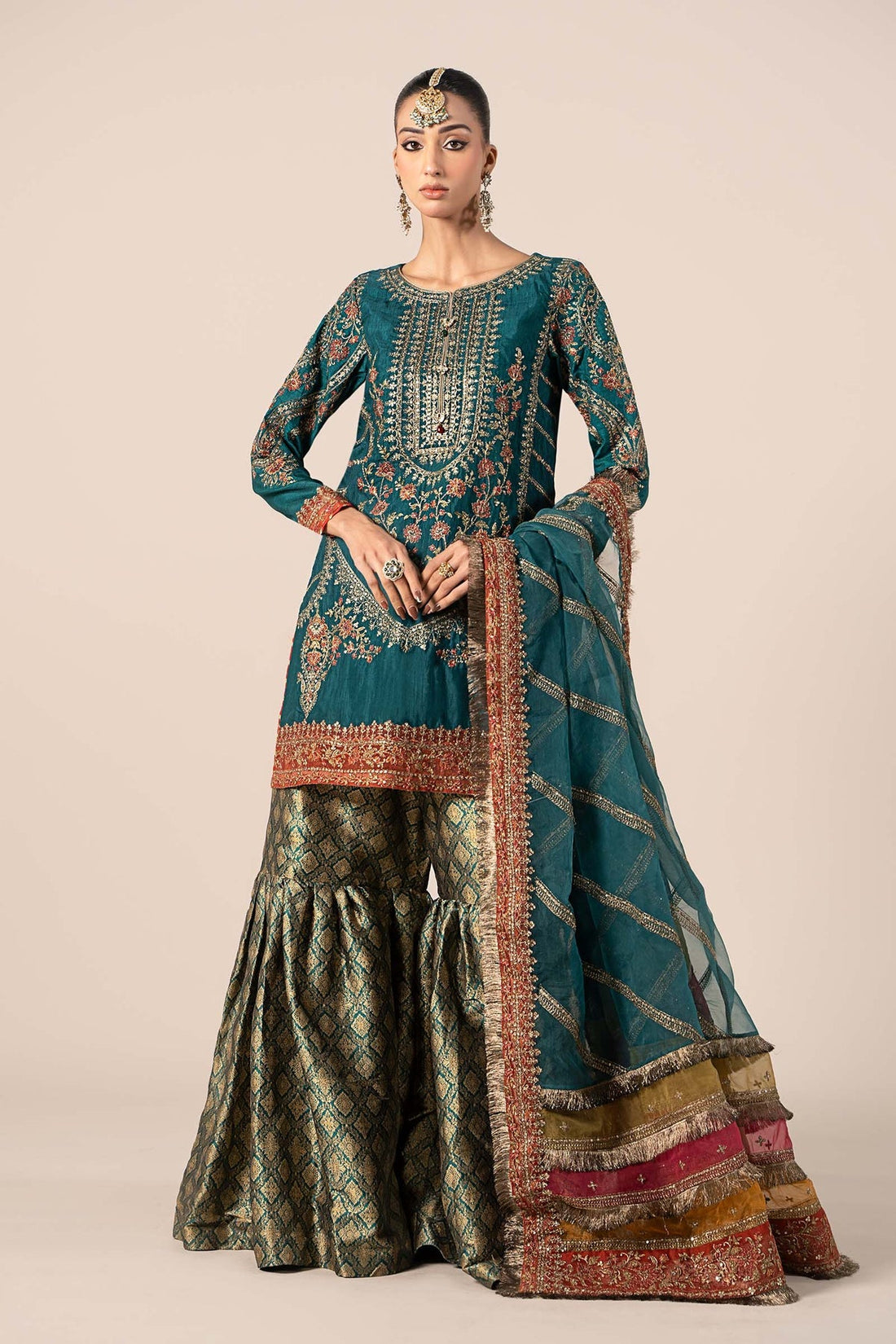 Maria B | Formal Wears | SF-W24-25 by Maria B - Designer Dress - Type: Ladies Clothes - Available at Libayah - 100% Original