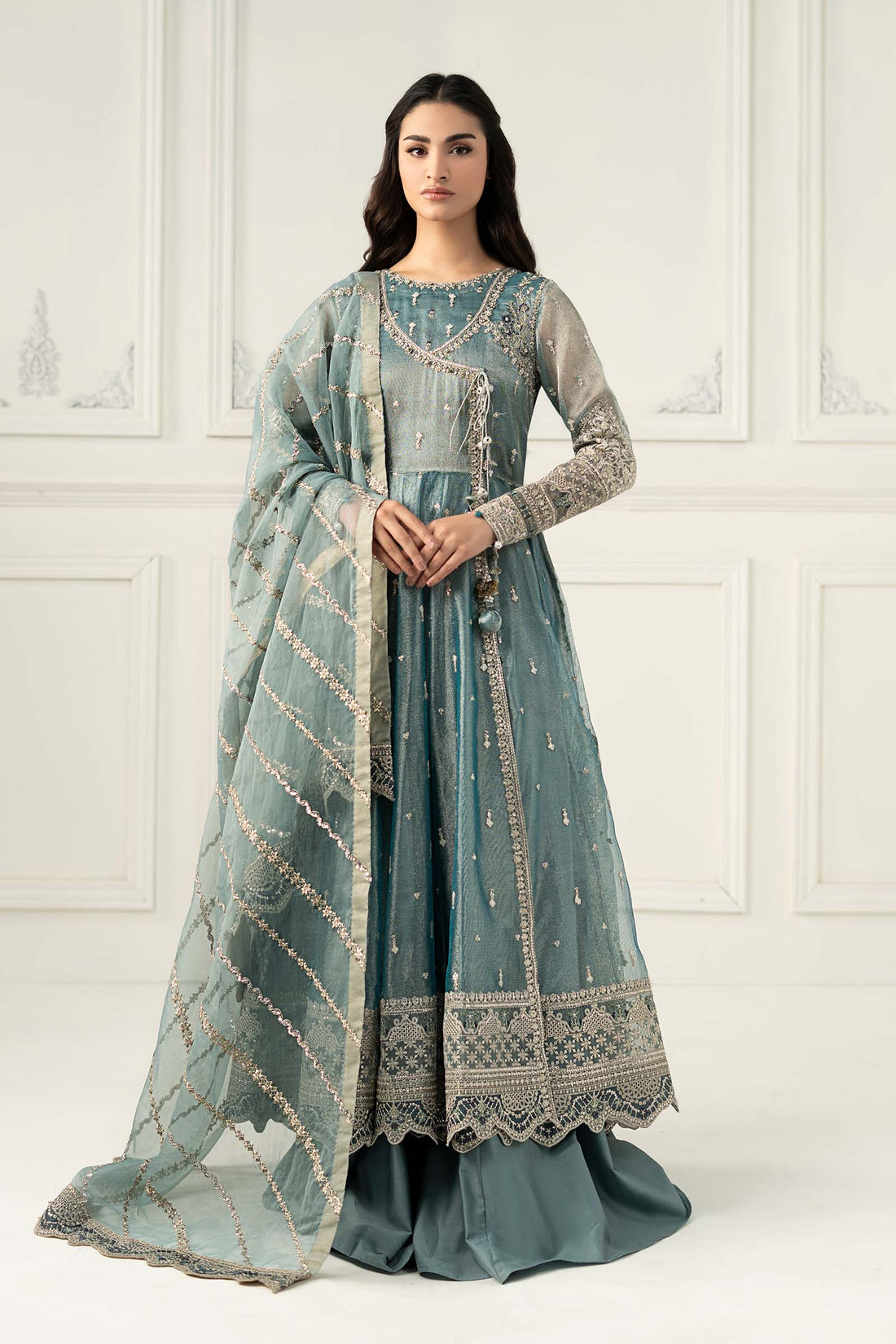 Maria B | Formal Wears | SF-EF25-30 by Maria B - Designer Dress - Type: Ladies Clothes - Available at Libayah - 100% Original