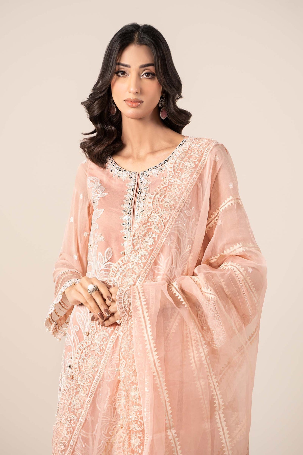 Maria B | Formal Wears | SF-EF25-34 by Maria B - Designer Dress - Type: Ladies Clothes - Available at Libayah - 100% Original