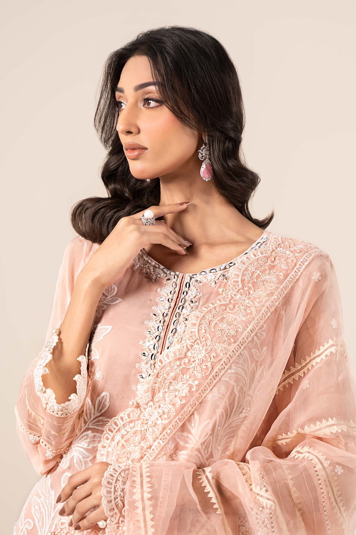 Maria B | Formal Wears | SF-EF25-34 by Maria B - Designer Dress - Type: Ladies Clothes - Available at Libayah - 100% Original