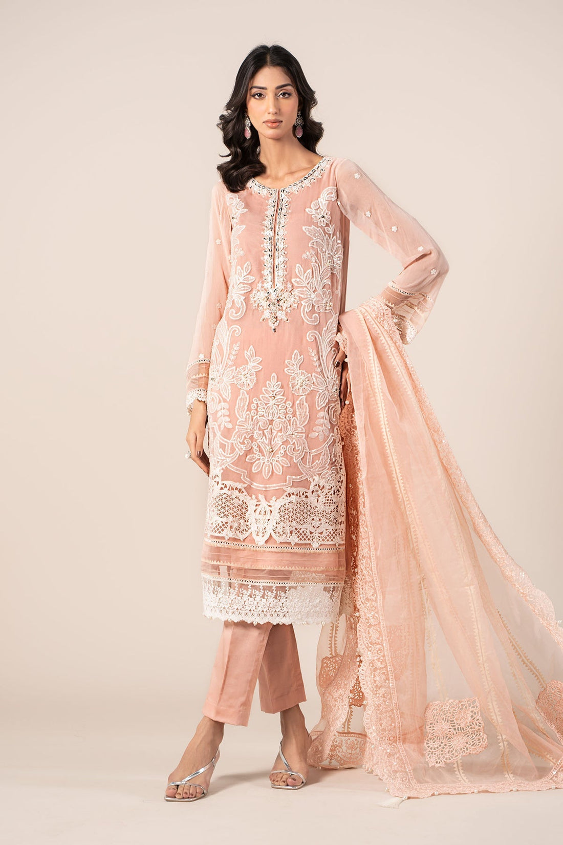 Maria B | Formal Wears | SF-EF25-34 by Maria B - Designer Dress - Type: Ladies Clothes - Available at Libayah - 100% Original