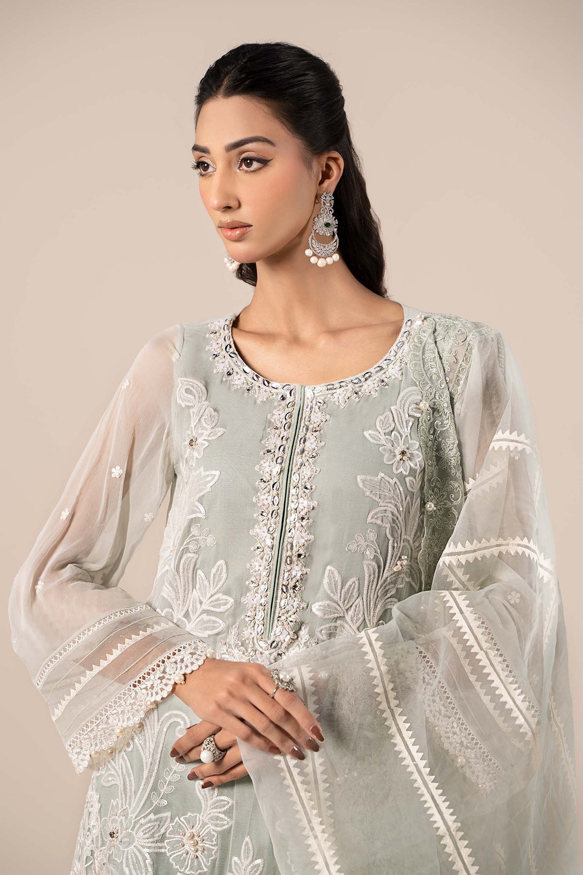 Maria B | Formal Wears | SF-EF25-34 by Maria B - Designer Dress - Type: Ladies Clothes - Available at Libayah - 100% Original