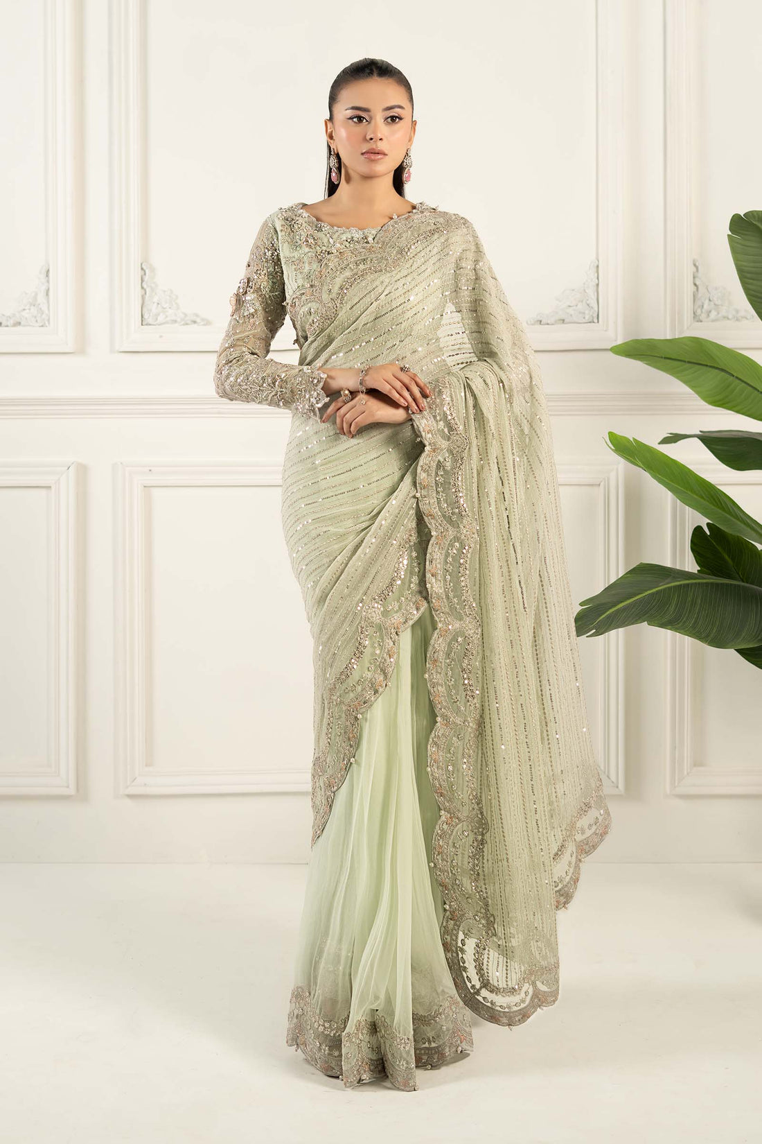 Maria B | Formal Wears | SF-EF25-38 by Maria B - Designer Dress - Type: Ladies Clothes - Available at Libayah - 100% Original