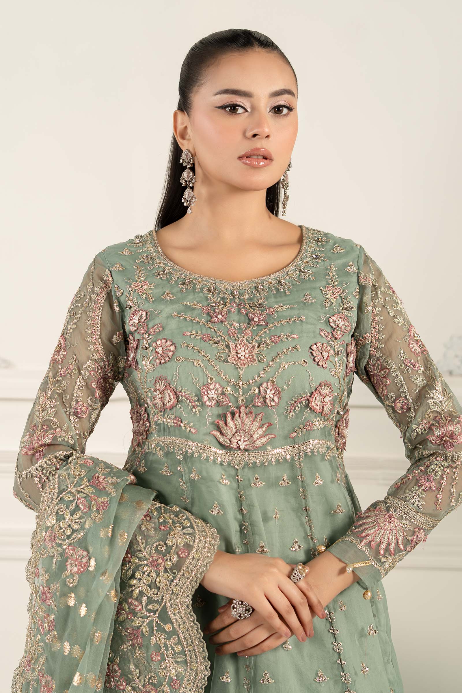Maria B | Formal Wears | SF-EF25-40 by Maria B - Designer Dress - Type: Ladies Clothes - Available at Libayah - 100% Original