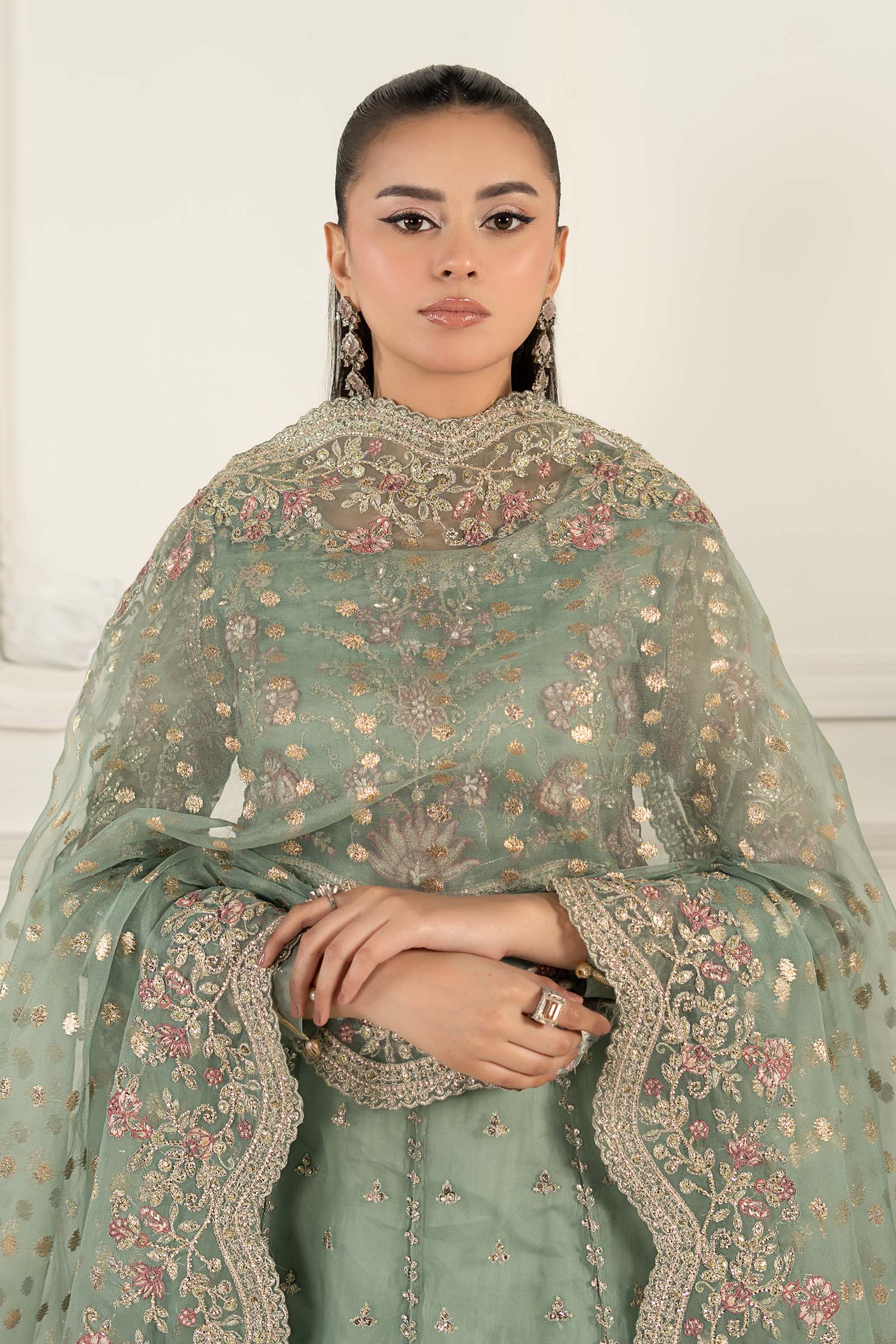 Maria B | Formal Wears | SF-EF25-40 by Maria B - Designer Dress - Type: Ladies Clothes - Available at Libayah - 100% Original