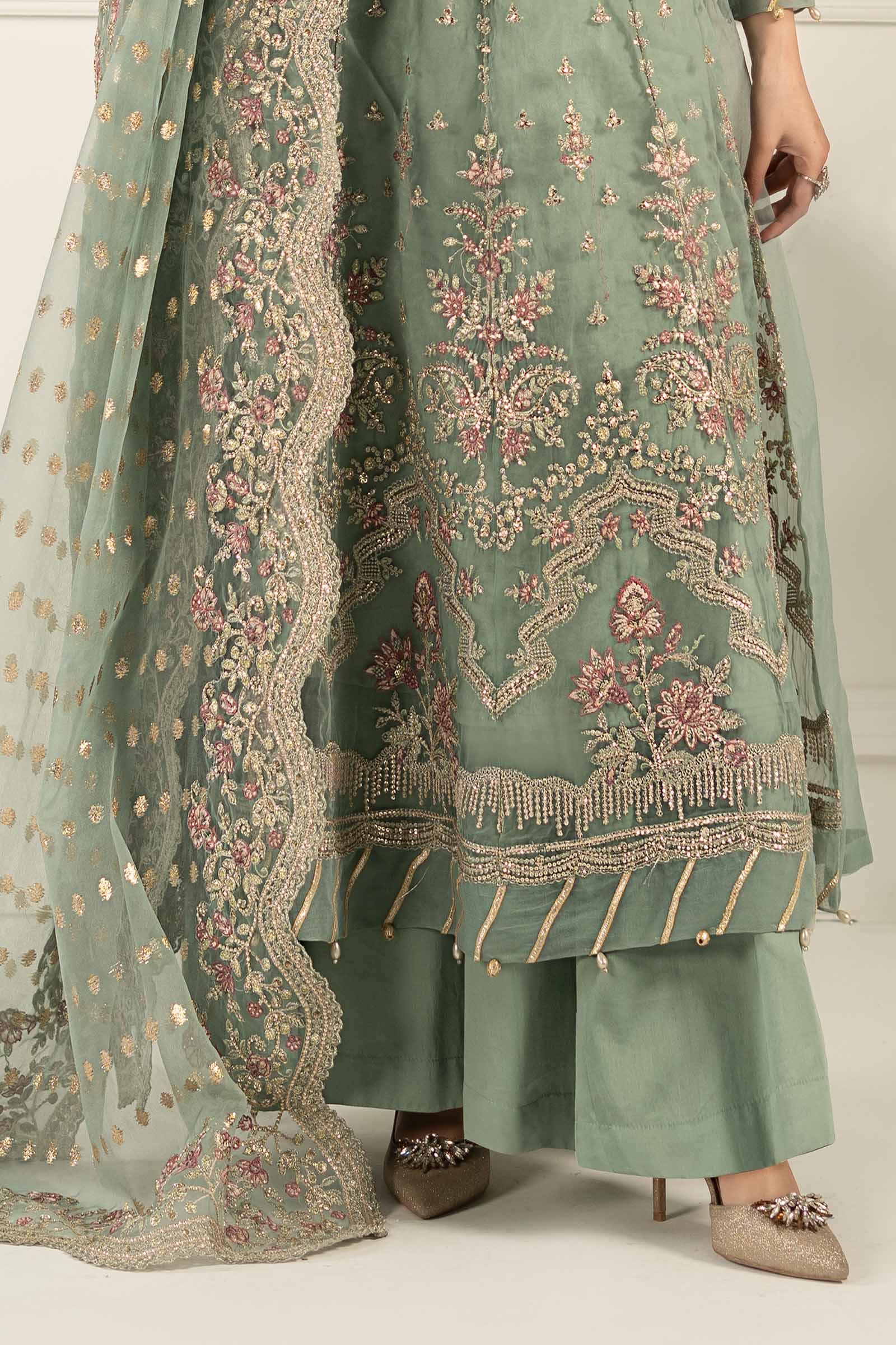 Maria B | Formal Wears | SF-EF25-40 by Maria B - Designer Dress - Type: Ladies Clothes - Available at Libayah - 100% Original