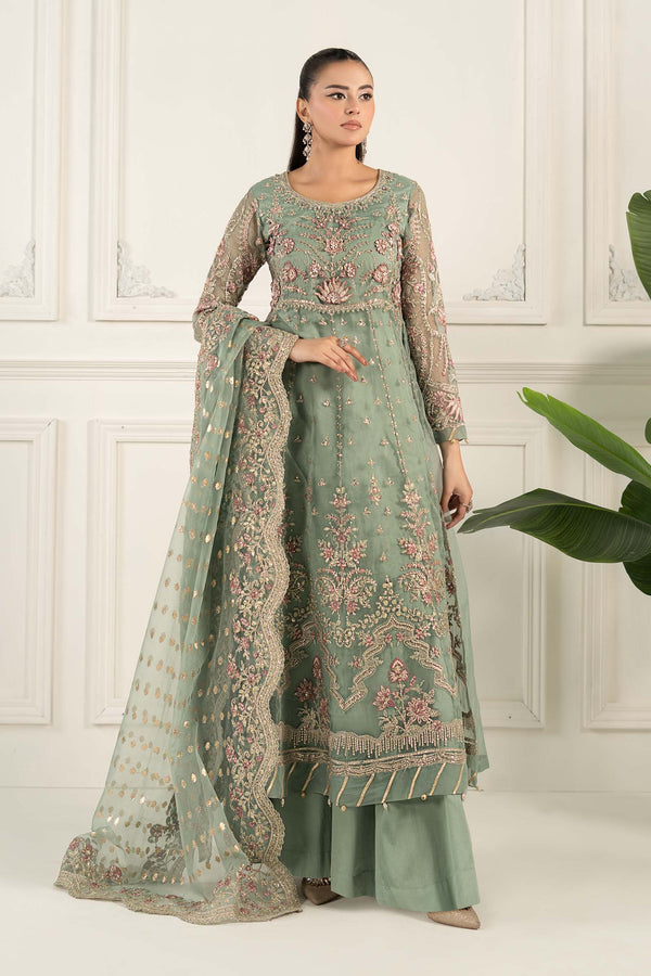 Maria B | Formal Wears | SF-EF25-40 by Maria B - Designer Dress - Type: Ladies Clothes - Available at Libayah - 100% Original
