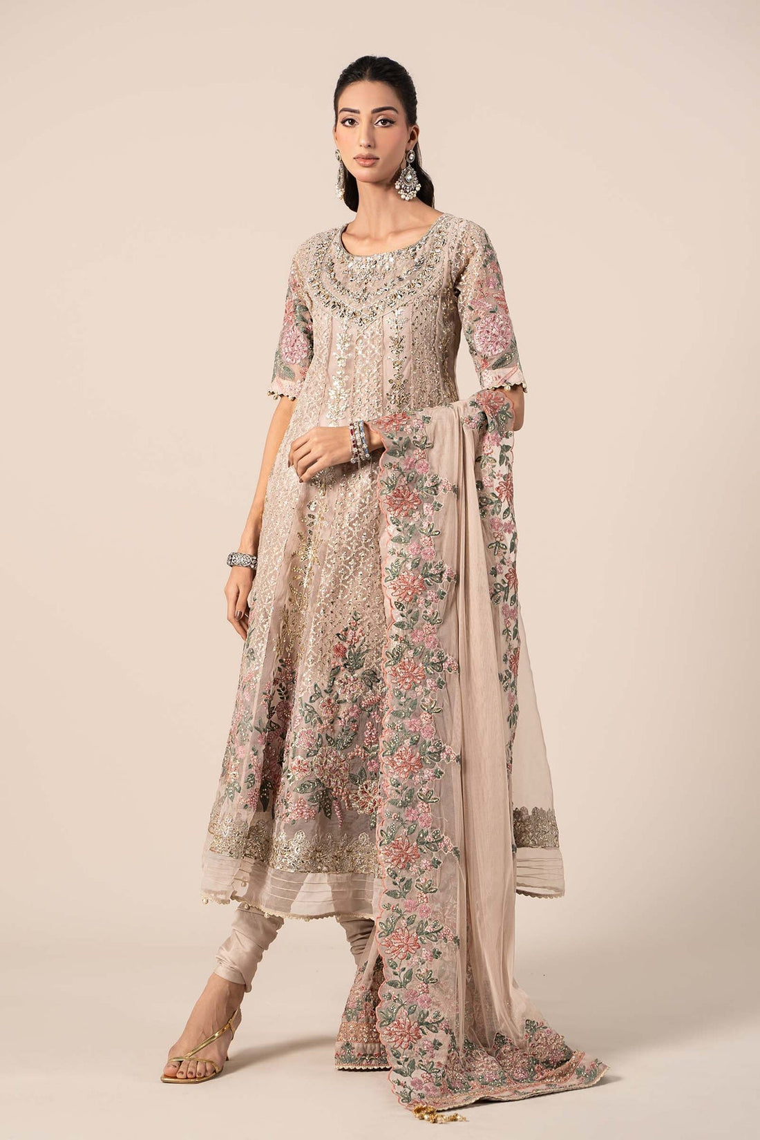 Maria B | Formal Wears | SF-EF25-42 by Maria B - Designer Dress - Type: Ladies Clothes - Available at Libayah - 100% Original