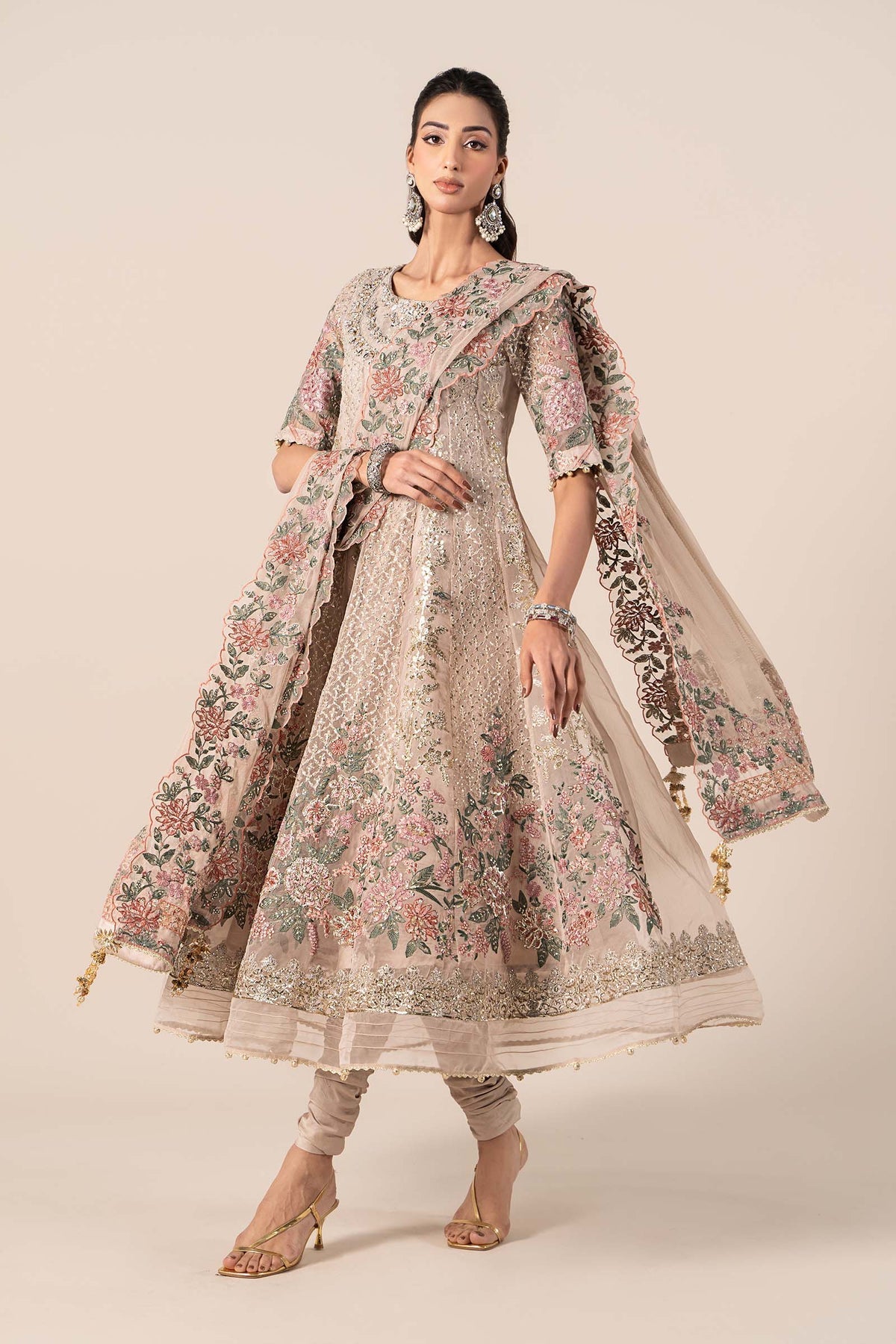 Maria B | Formal Wears | SF-EF25-42 by Maria B - Designer Dress - Type: Ladies Clothes - Available at Libayah - 100% Original
