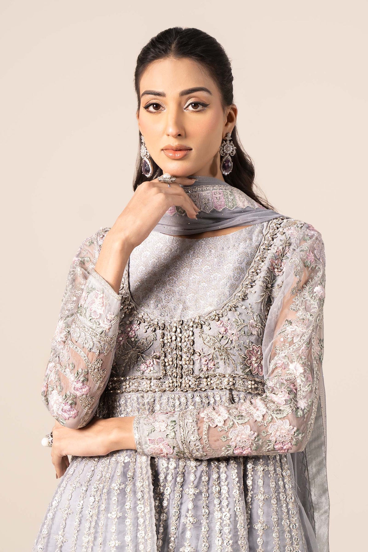 Maria B | Formal Wears | SF-EF25-43 by Maria B - Designer Dress - Type: Ladies Clothes - Available at Libayah - 100% Original