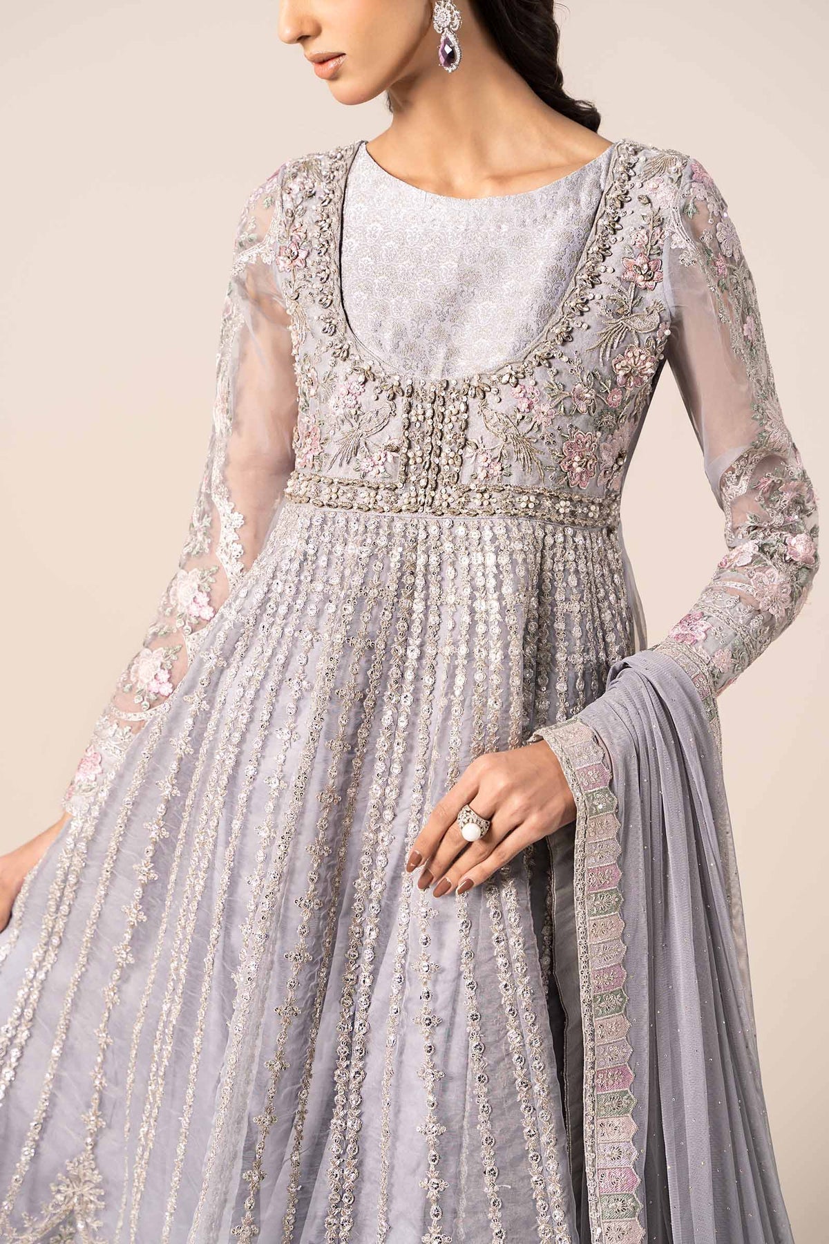 Maria B | Formal Wears | SF-EF25-43 by Maria B - Designer Dress - Type: Ladies Clothes - Available at Libayah - 100% Original