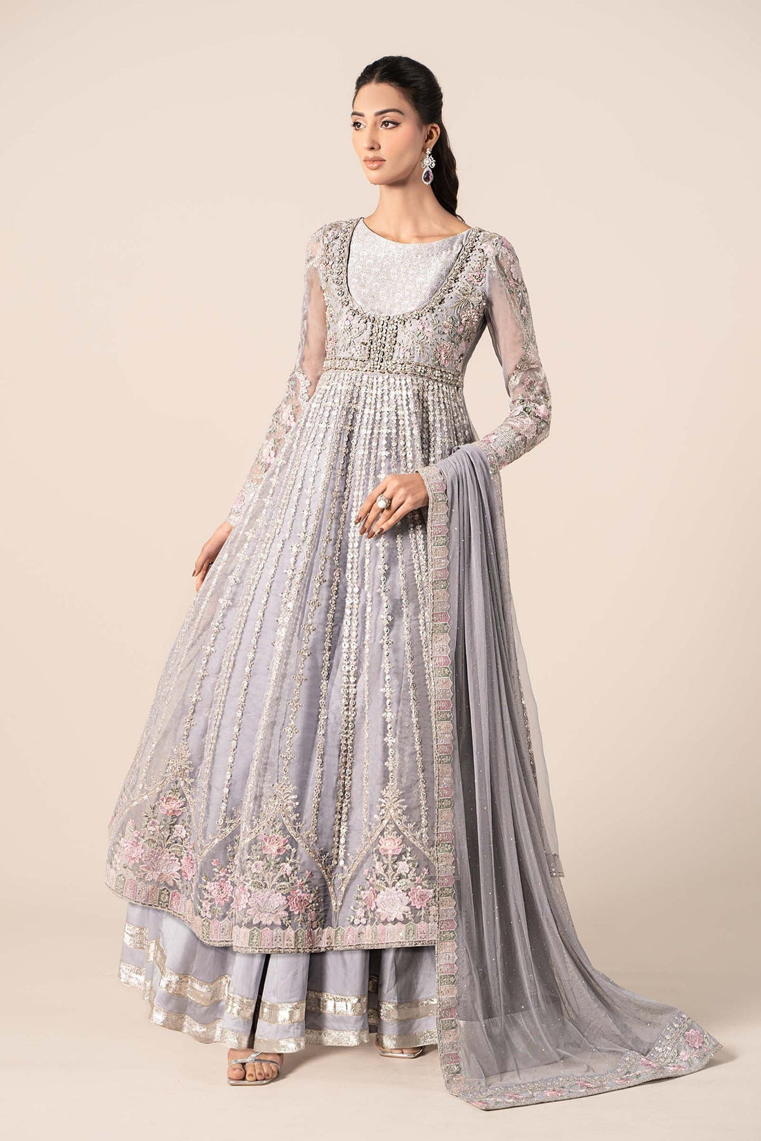 Maria B | Formal Wears | SF-EF25-43 by Maria B - Designer Dress - Type: Ladies Clothes - Available at Libayah - 100% Original