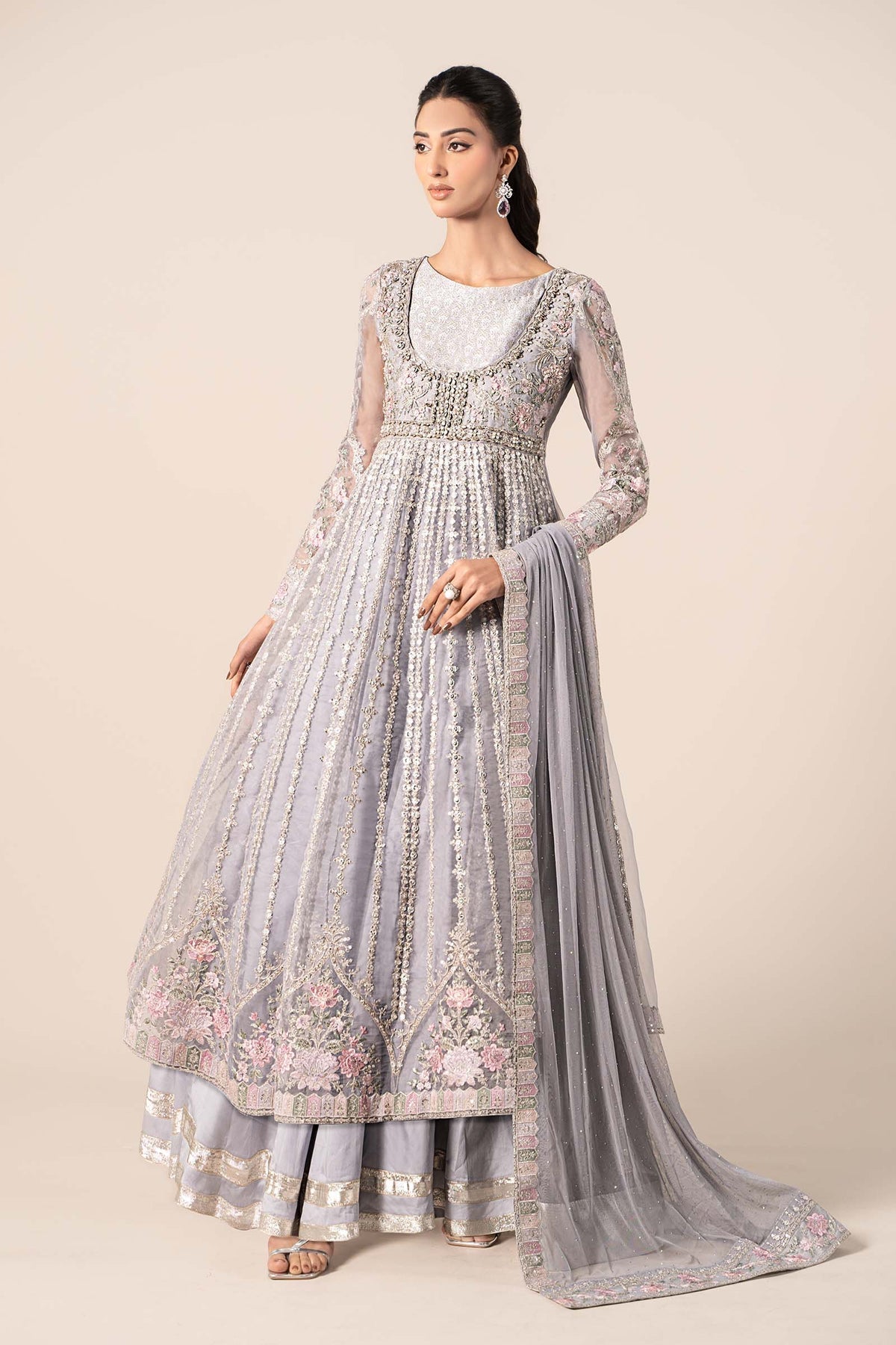 Maria B | Formal Wears | SF-EF25-43 by Maria B - Designer Dress - Type: Ladies Clothes - Available at Libayah - 100% Original
