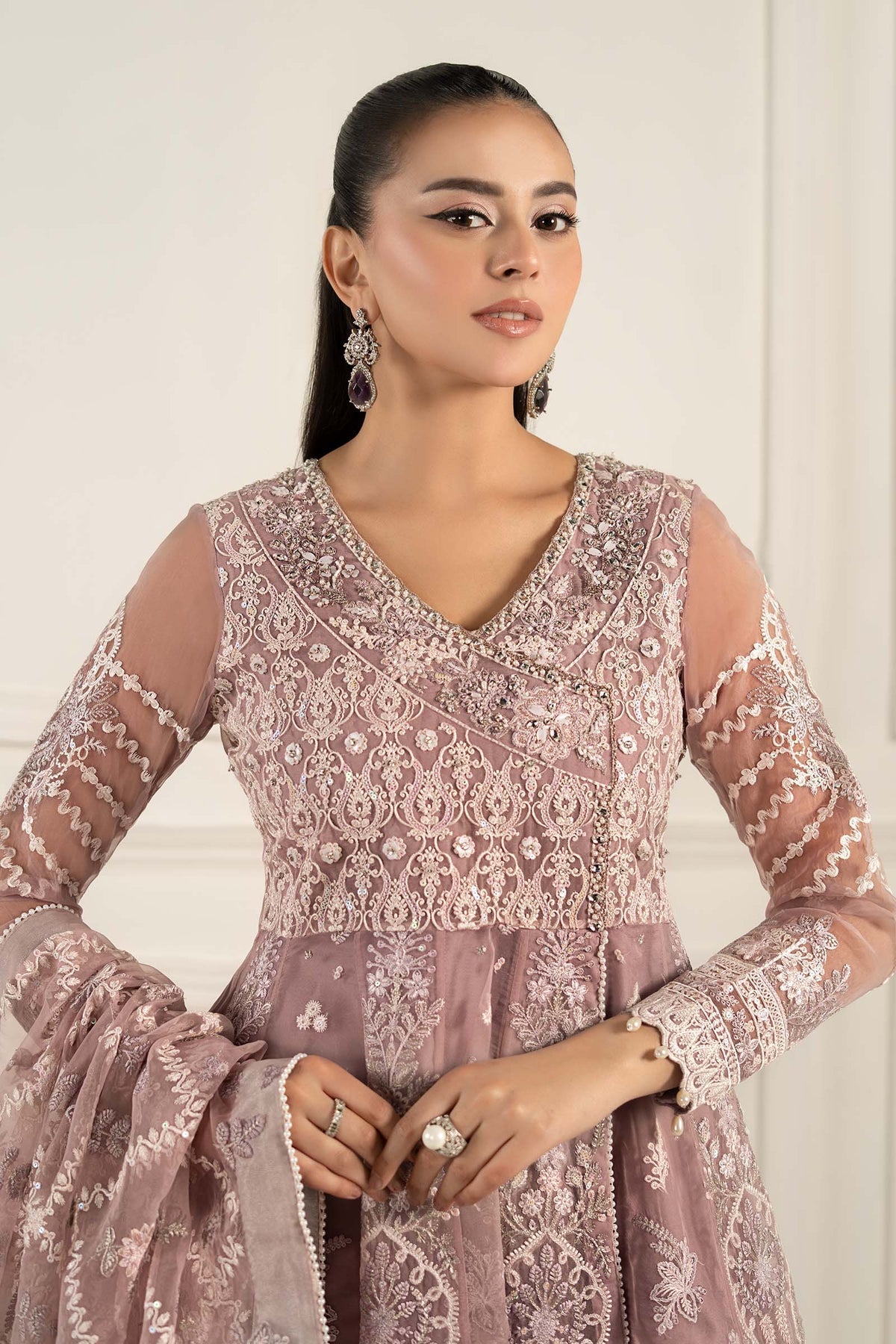Maria B | Formal Wears | SF-EF25-44 by Maria B - Designer Dress - Type: Ladies Clothes - Available at Libayah - 100% Original