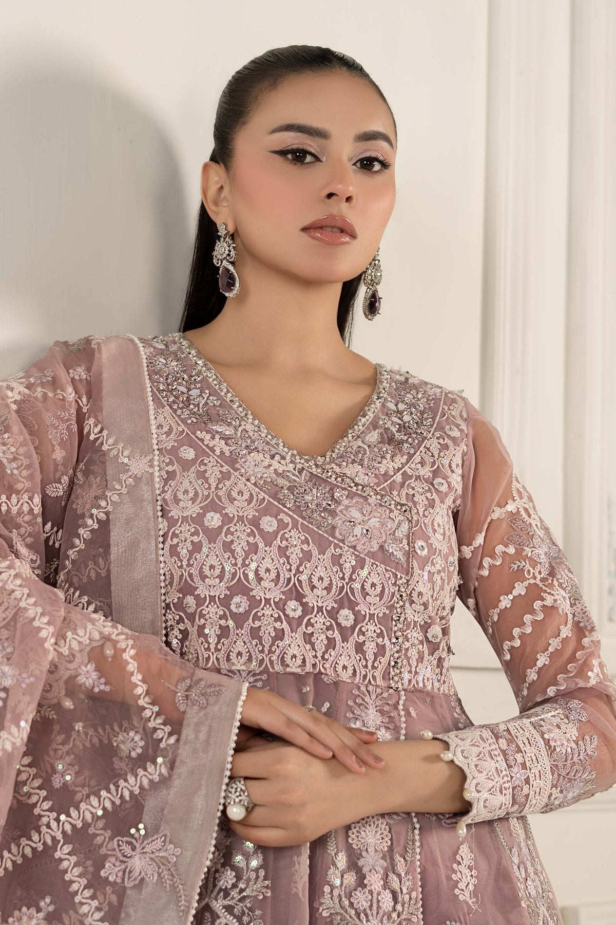 Maria B | Formal Wears | SF-EF25-44 by Maria B - Designer Dress - Type: Ladies Clothes - Available at Libayah - 100% Original