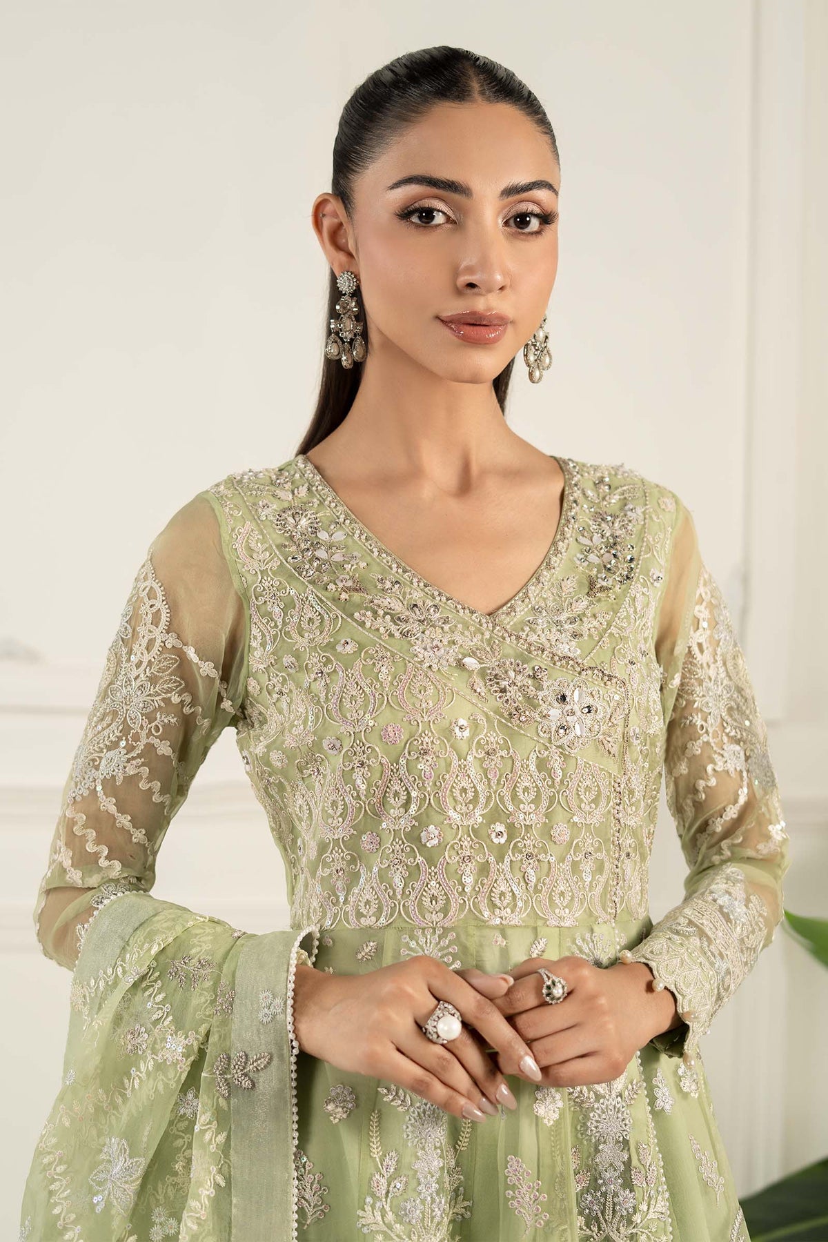 Maria B | Formal Wears | SF-EF25-44 by Maria B - Designer Dress - Type: Ladies Clothes - Available at Libayah - 100% Original