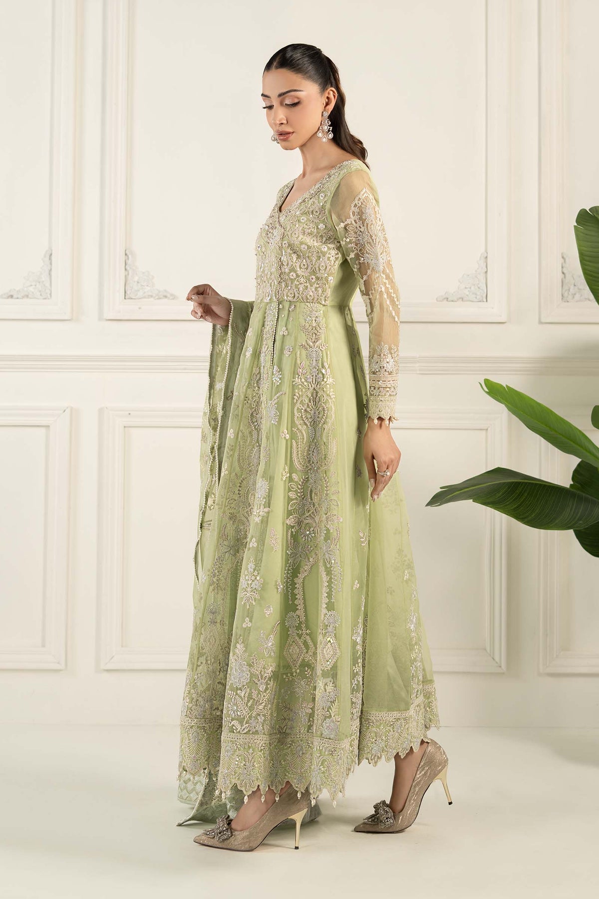 Maria B | Formal Wears | SF-EF25-44 by Maria B - Designer Dress - Type: Ladies Clothes - Available at Libayah - 100% Original