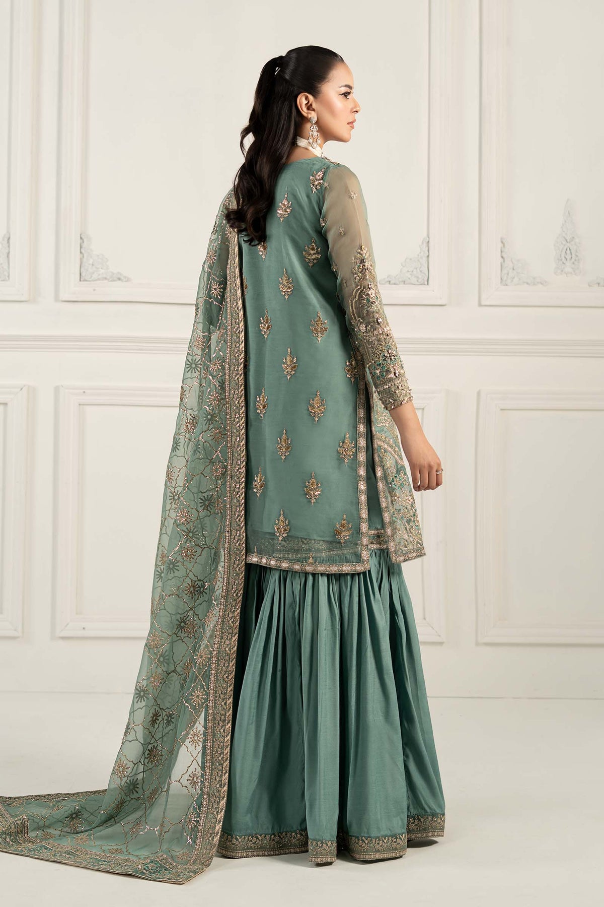 Maria B | Formal Wears | SF-EF25-53 by Maria B - Designer Dress - Type: Ladies Clothes - Available at Libayah - 100% Original