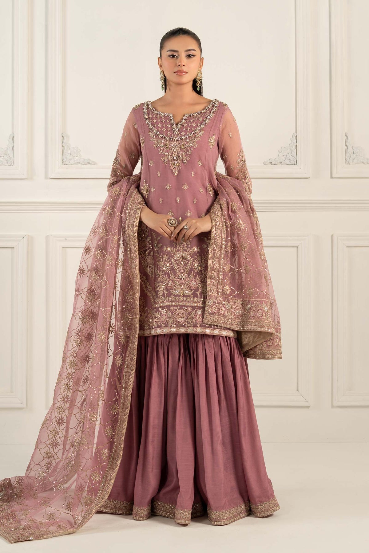 Maria B | Formal Wears | SF-EF25-53 by Maria B - Designer Dress - Type: Ladies Clothes - Available at Libayah - 100% Original