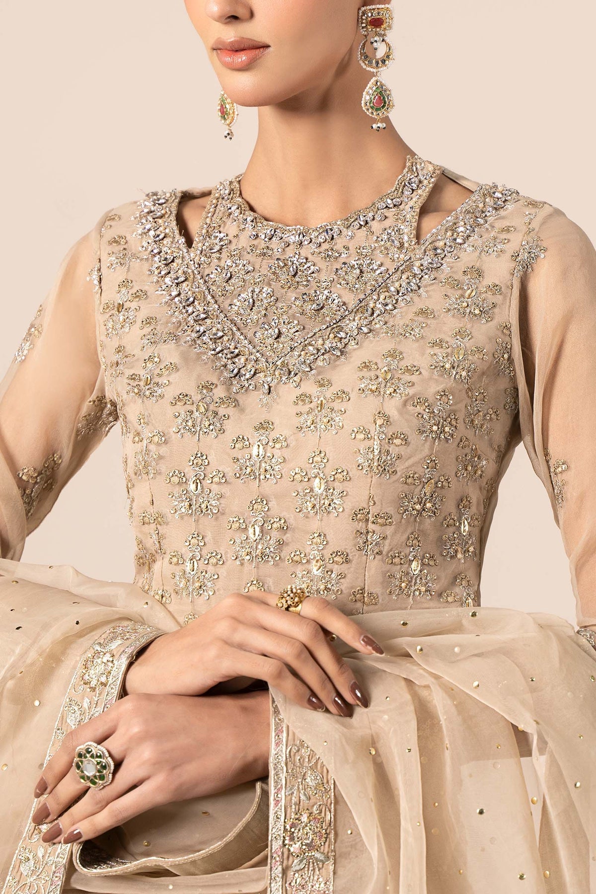 Maria B | Formal Wears | SF-EF25-55 by Maria B - Designer Dress - Type: Ladies Clothes - Available at Libayah - 100% Original