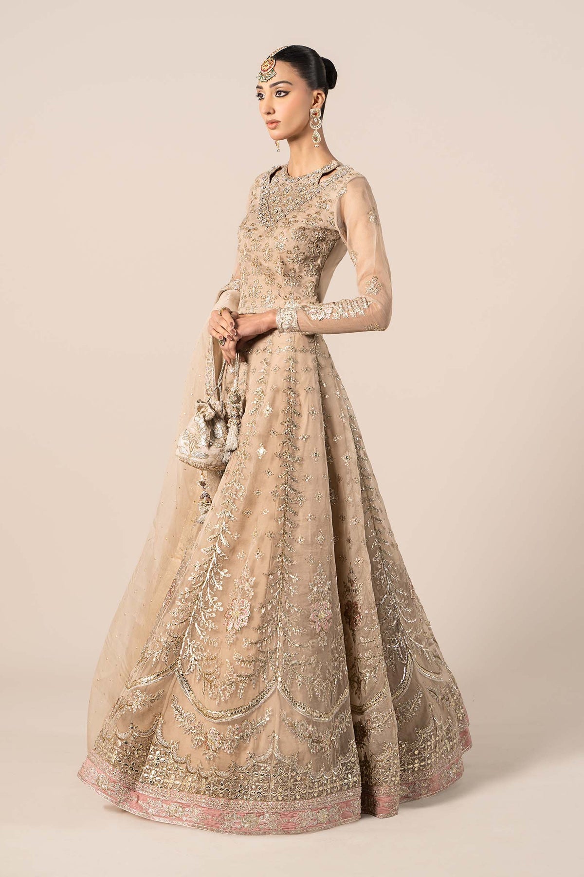 Maria B | Formal Wears | SF-EF25-55 by Maria B - Designer Dress - Type: Ladies Clothes - Available at Libayah - 100% Original