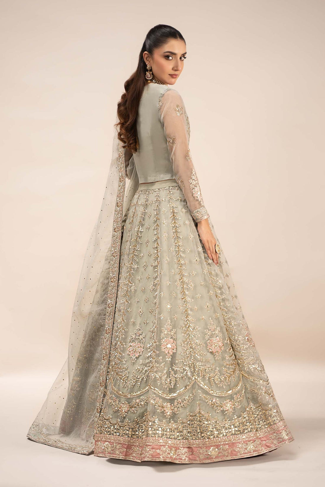 Maria B | Formal Wears | SF-EF25-55 by Maria B - Designer Dress - Type: Ladies Clothes - Available at Libayah - 100% Original