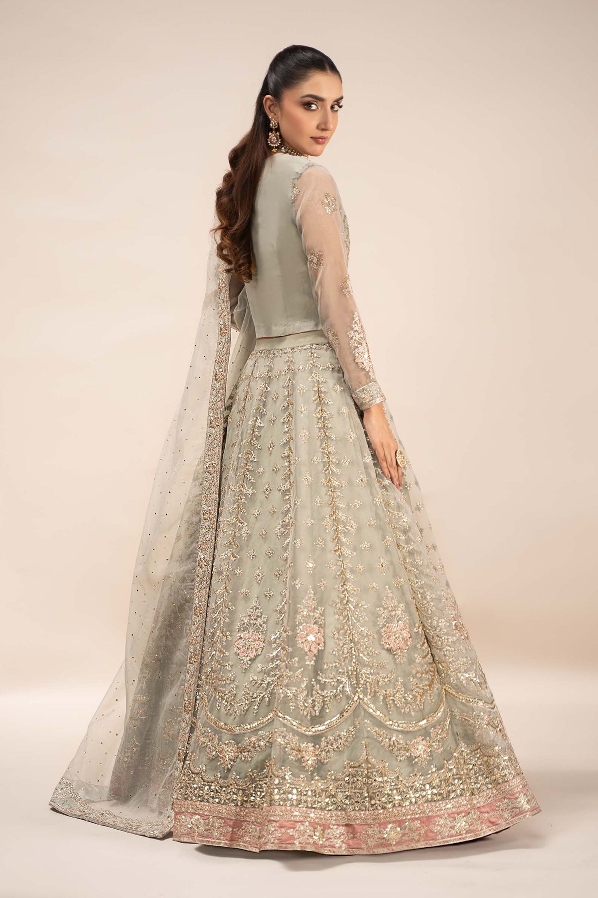 Maria B | Formal Wears | SF-EF25-55 by Maria B - Designer Dress - Type: Ladies Clothes - Available at Libayah - 100% Original