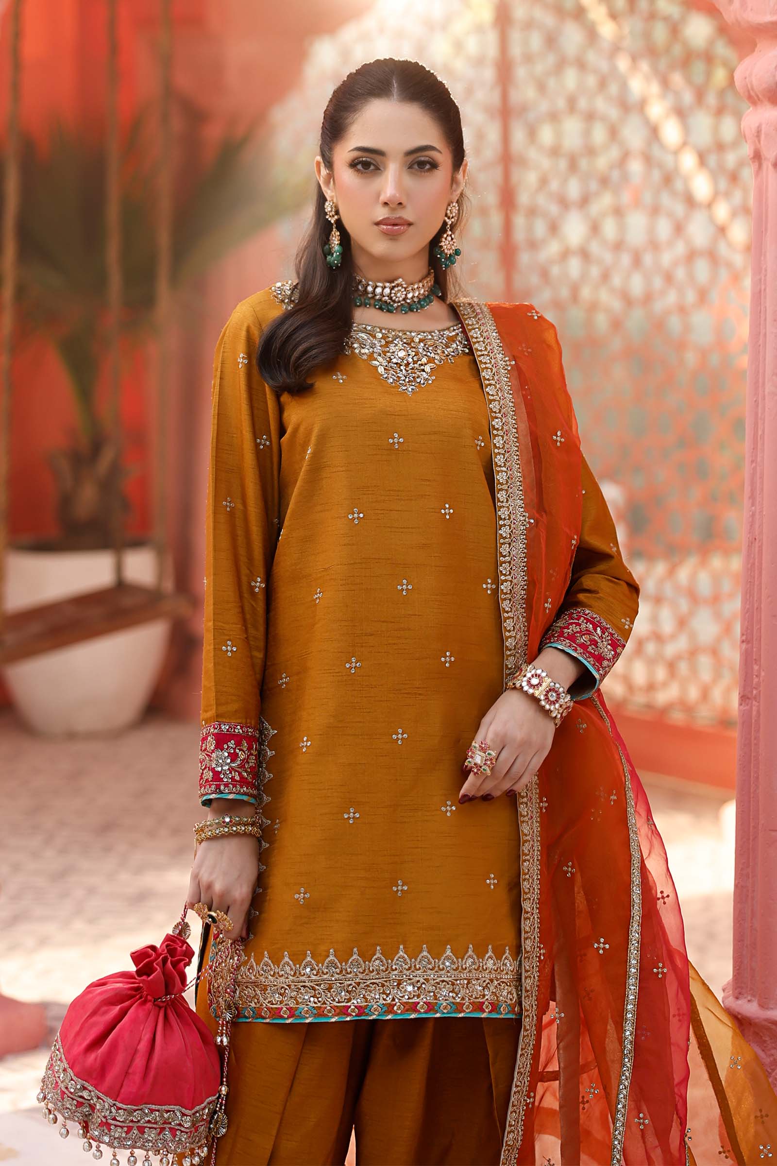 Maria B | Formal Wears | SF-EF25-61 by Maria B - Designer Dress - Type: Ladies Clothes - Available at Libayah - 100% Original