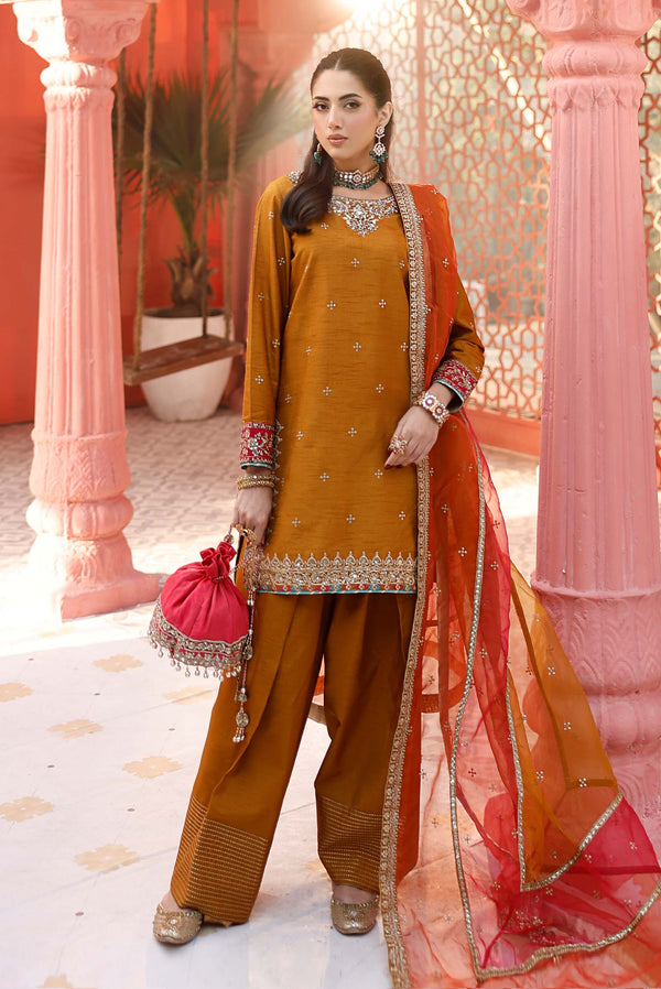 Maria B | Formal Wears | SF-EF25-61 by Maria B - Designer Dress - Type: Ladies Clothes - Available at Libayah - 100% Original