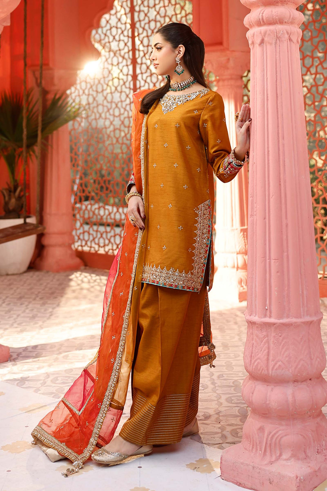 Maria B | Formal Wears | SF-EF25-61 by Maria B - Designer Dress - Type: Ladies Clothes - Available at Libayah - 100% Original
