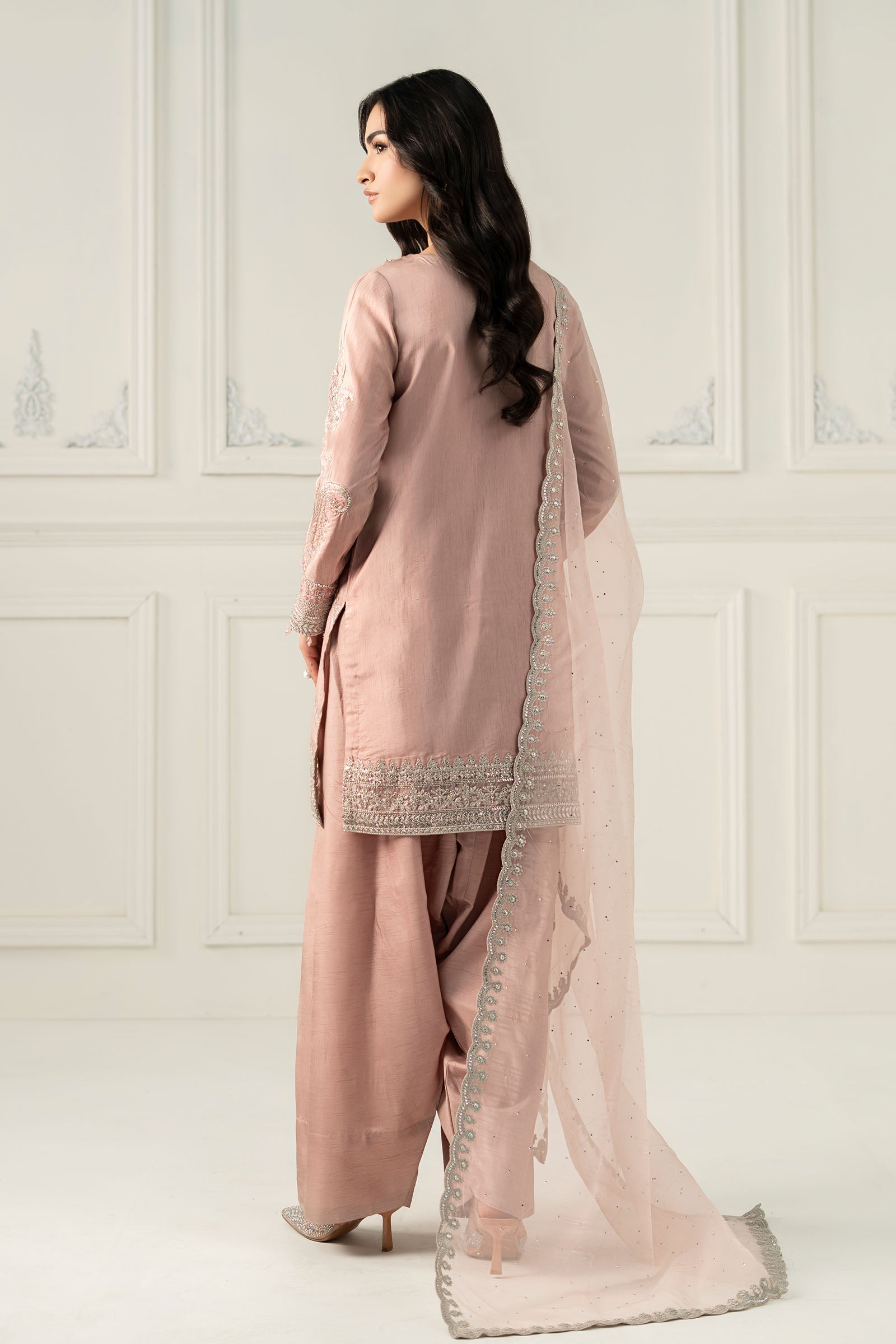 Maria B | Formal Wears | SF-EF25-62 by Maria B - Designer Dress  - Type : Ladies Clothes - Available at Libayah - 100% Original 