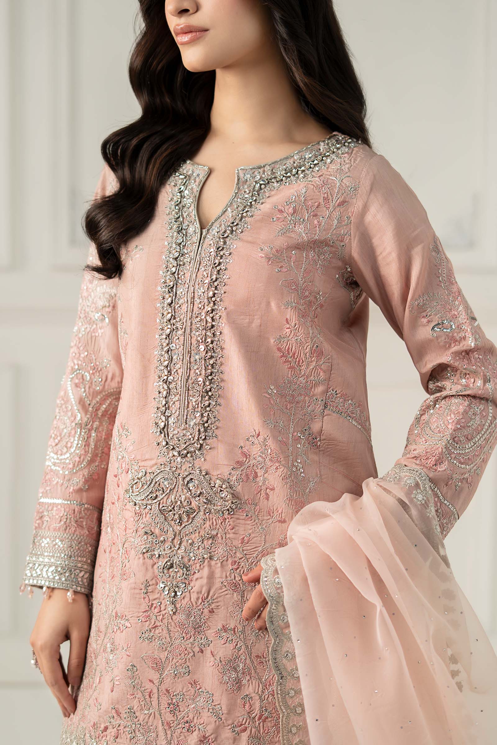 Maria B | Formal Wears | SF-EF25-62 by Maria B - Designer Dress  - Type : Ladies Clothes - Available at Libayah - 100% Original 