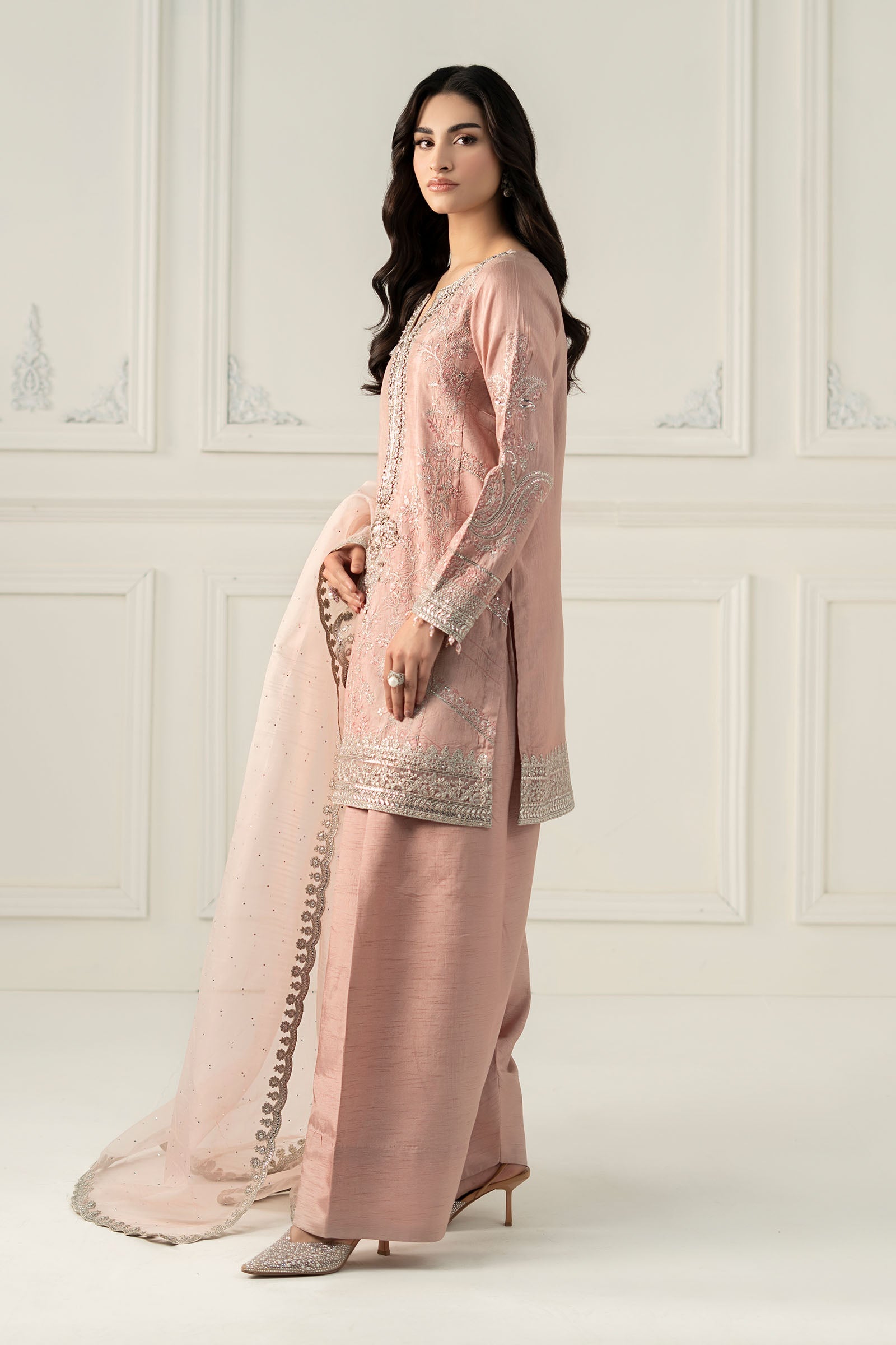 Maria B | Formal Wears | SF-EF25-62 by Maria B - Designer Dress  - Type : Ladies Clothes - Available at Libayah - 100% Original 