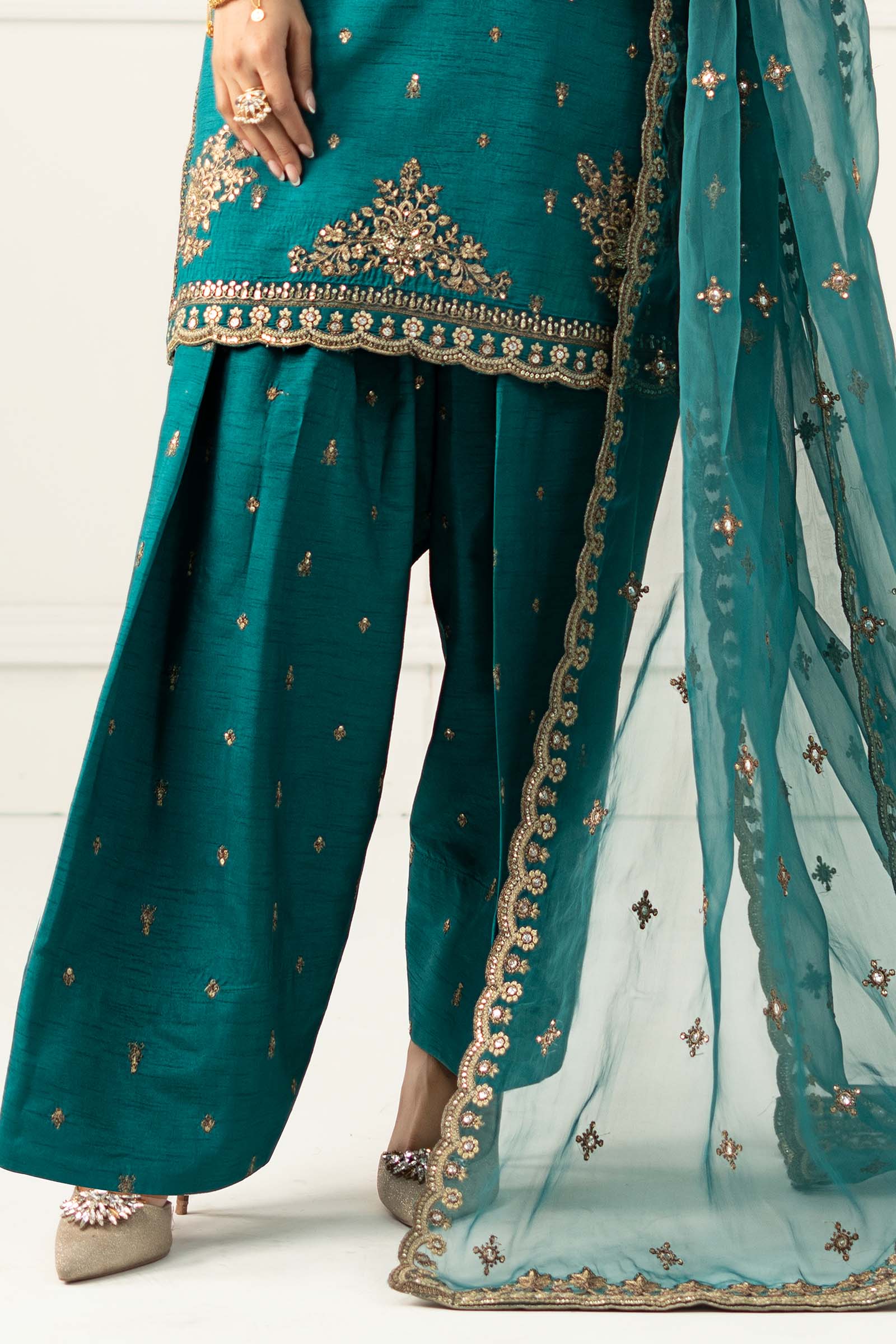 Maria B | Formal Wears | SF-EF25-63 by Maria B - Designer Dress - Type: Ladies Clothes - Available at Libayah - 100% Original