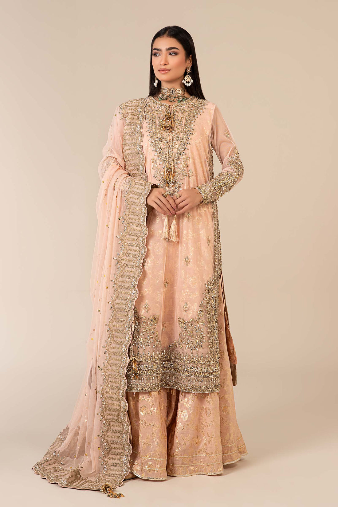 Maria B | Formal Wears | SF-EF25-66 by Maria B - Designer Dress  - Type : Ladies Clothes - Available at Libayah - 100% Original 
