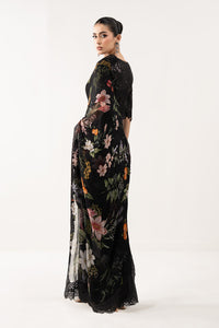 Maria B | Luxury Formals | SF-EF26-09-Black by Maria B - Designer Dress  - Type : Ladies Clothes - Available at Libayah - 100% Original 