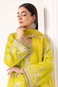 Maria B | Luxury Formals | SF-EF26-19-Acid Green by Maria B - Designer Dress  - Type : Ladies Clothes - Available at Libayah - 100% Original 