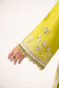 Maria B | Luxury Formals | SF-EF26-19-Acid Green by Maria B - Designer Dress  - Type : Ladies Clothes - Available at Libayah - 100% Original 