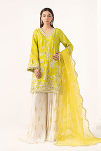 Maria B | Luxury Formals | SF-EF26-19-Acid Green by Maria B - Designer Dress  - Type : Ladies Clothes - Available at Libayah - 100% Original 