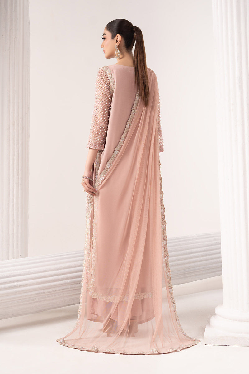 Maria B | Luxury Formals | SF-EF26-23-Pink by Maria B - Designer Dress  - Type : Ladies Clothes - Available at Libayah - 100% Original 