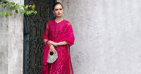 Maria B | Luxury Formals | SF-EF26-53-Fuchsia Pink by Maria B - Designer Dress  - Type : Ladies Clothes - Available at Libayah - 100% Original 