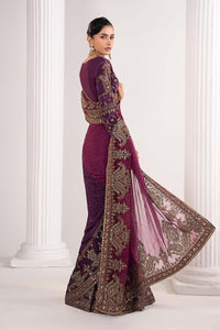 Maria B | Luxury Formals | SF-EF26-67-Purple by Maria B - Designer Dress  - Type : Ladies Clothes - Available at Libayah - 100% Original 