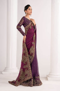 Maria B | Luxury Formals | SF-EF26-67-Purple by Maria B - Designer Dress  - Type : Ladies Clothes - Available at Libayah - 100% Original 