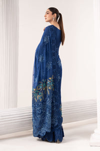 Maria B | Luxury Formals | SF-EF26-69-Blue by Maria B - Designer Dress  - Type : Ladies Clothes - Available at Libayah - 100% Original 