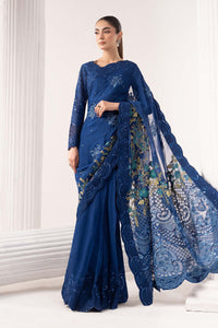 Maria B | Luxury Formals | SF-EF26-69-Blue by Maria B - Designer Dress  - Type : Ladies Clothes - Available at Libayah - 100% Original 