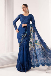 Maria B | Luxury Formals | SF-EF26-69-Blue by Maria B - Designer Dress  - Type : Ladies Clothes - Available at Libayah - 100% Original 