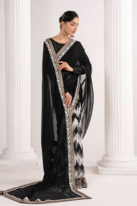 Maria B | Luxury Formals | SF-EF26-74-Black by Maria B - Designer Dress  - Type : Ladies Clothes - Available at Libayah - 100% Original 