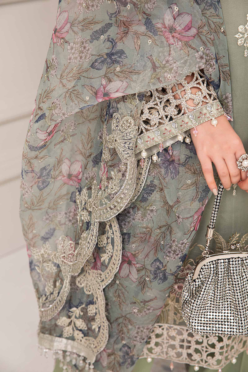 Maria B | Pre Fall Dresses | 3 Piece Embroidered Organza Suit TT by Maria B - Designer Dress  - Type : Ladies Clothes - Available at Libayah - 100% Original 